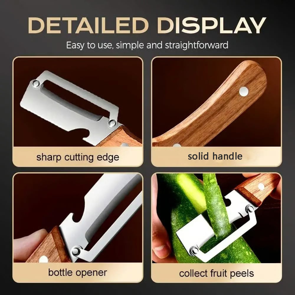 ✨🔥2-PACK Multi-Functional Vegetable Peeler for Kitchen