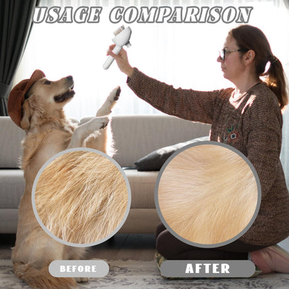 🔥Hot Sale✨Self-Cleaning Spray Pet Brush for Shedding