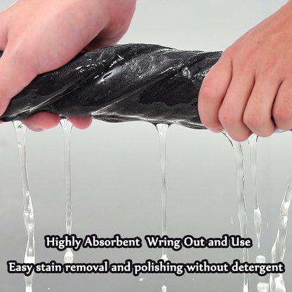 🫧 Limited-Time 49% OFF | Thickened Magic Cleaning Cloth 🪟 Streak-Free Wipe for Glass, Kitchen & Car