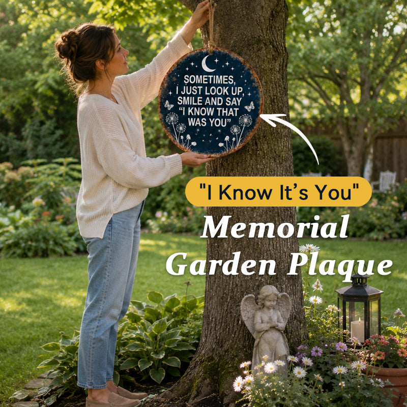 🌿 Limited-Time 49% OFF | Memorial Hanging Garden Sign 🦋 A Heartfelt Reminder of Loved Ones Nearby