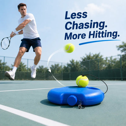 🎾 Solo Tennis Trainer With Round Base