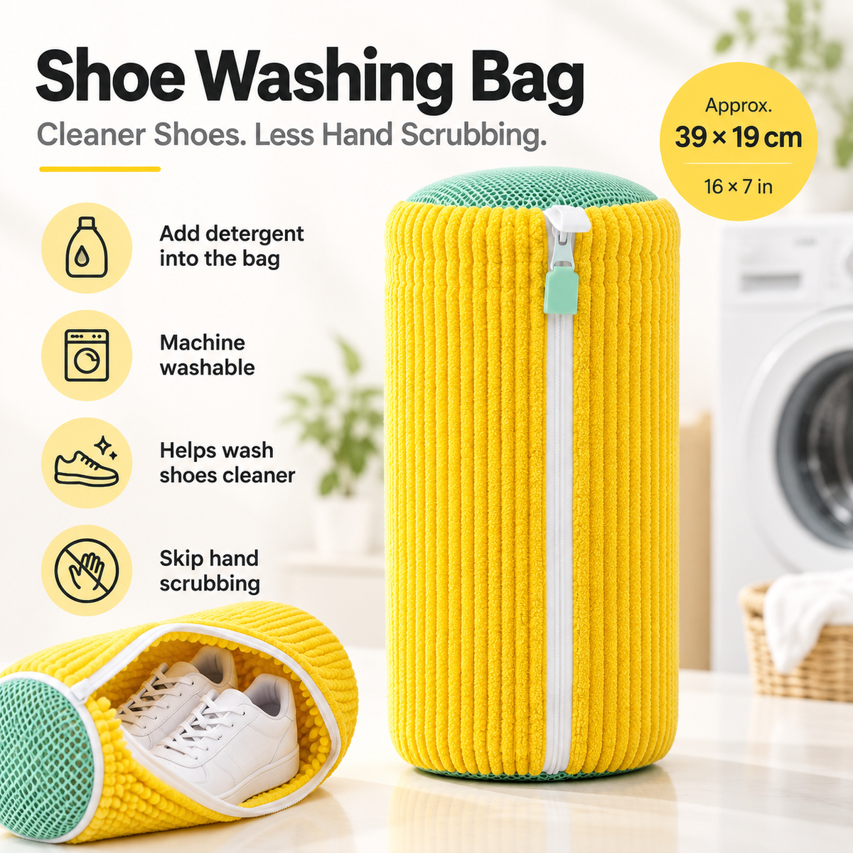 🔥2026 Hot Sale✨Shoe Cleaning Bag for Washing Machine