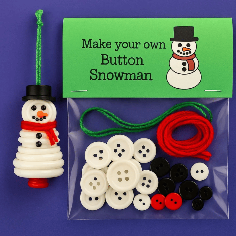 🔥Buy 1 Get 1 Free🎅☃️ DIY Button Ornament Kits