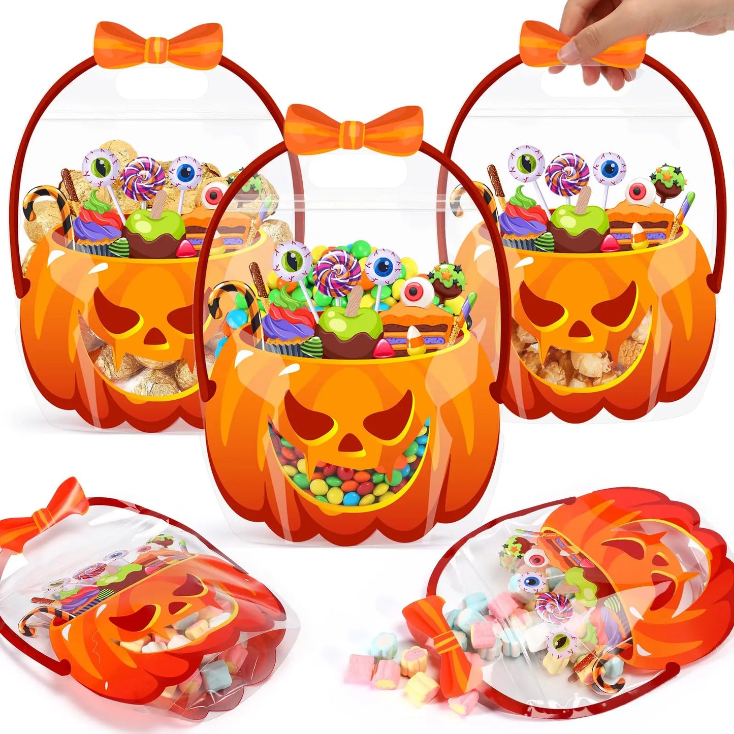 ✨Get Ready for Halloween! Cute & Spooky Resealable Candy Treat Bags🎃