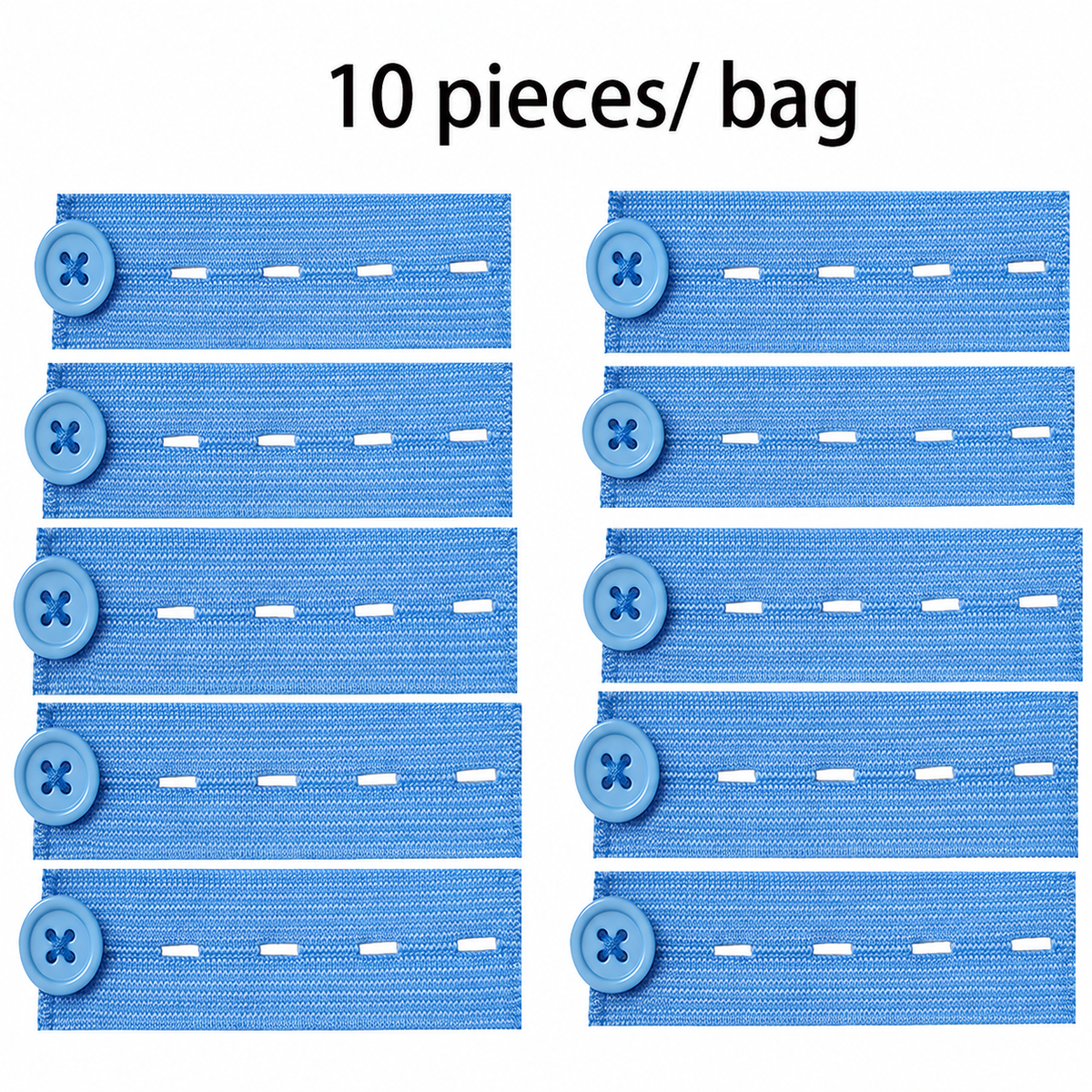 👖 Elastic Waistband Extender Buttons – Adjustable Comfort, 10-Piece Set