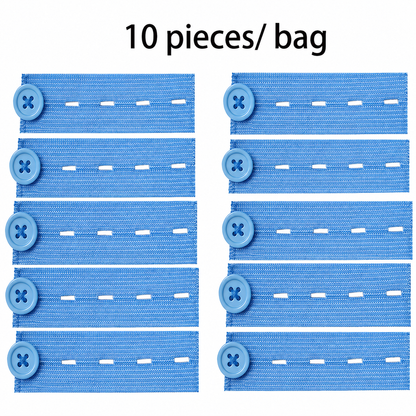 👖 Elastic Waistband Extender Buttons – Adjustable Comfort, 10-Piece Set