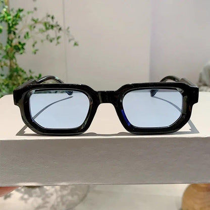 🕶️🔆 6 - Pack Vintage Rectangle Frame Sunglasses for Men & Women with UV400 Protection