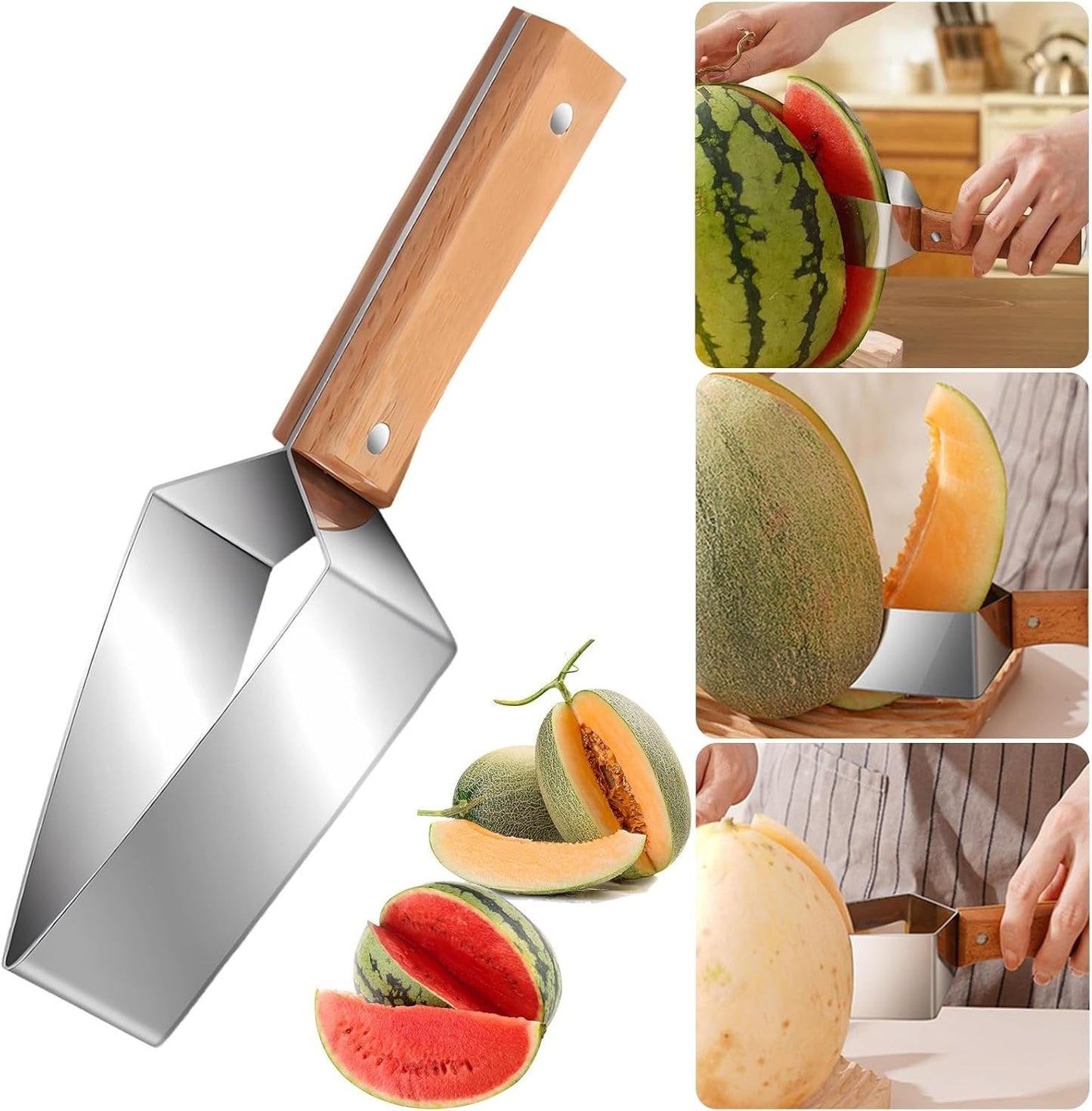 Slice Perfect Watermelon Wedges in Seconds 🍉 The Easy Way to Cut, Serve & Enjoy Fresh Fruit