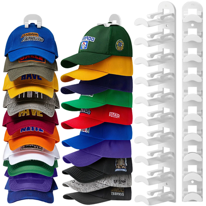 🧢Wall-mounted hat rack – each rack can hold 10 hats🧢