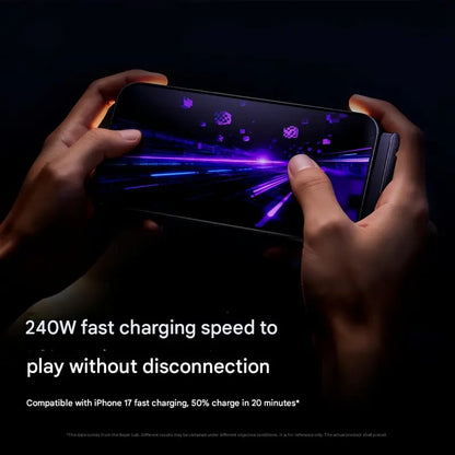 🔥Last Day 50% OFF - ⚡2-in-1 Invisible Holder Charger Cable – 240W Fast Charging Cord with Built-In Phone Stand