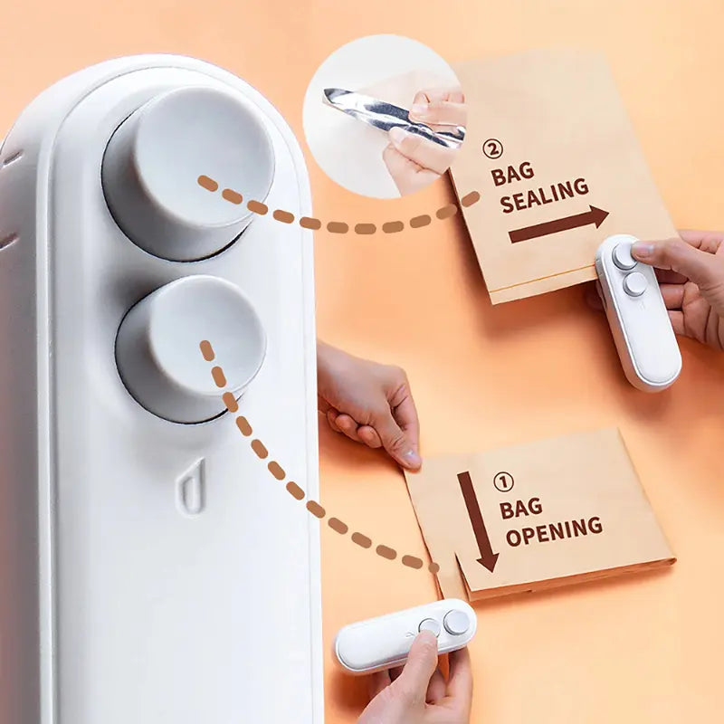 Buy 1 Get 1 Free🔥Mini snack bag sealing machine