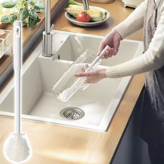 🚀 Multi-Function Cup Cleaning Brush🧽 360° Cleaning for Bottles, Lids & Straws