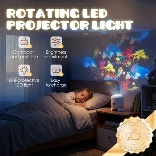 🔥Last Day 50% Off🔥💡Dynamic rotating LED light projector