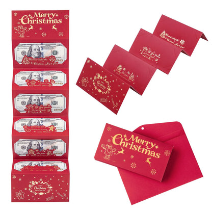 🏆Buy 1 Get 1 Free🎅💸Christmas Cash Gift Envelope– A creative way to give cash this Christmas!
