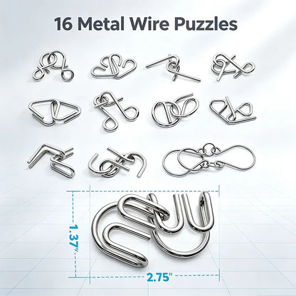 The Best Christmas Gift🎁 Metal Montessori Puzzle Solving