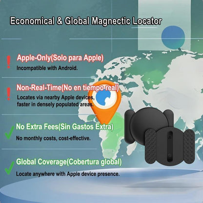 📍 Mini Magnetic GPS Tracker – Portable Anti-Theft & Real-Time Location Device