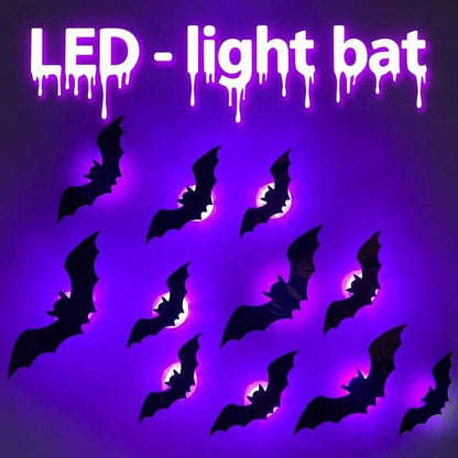 🔥🦇Halloween 3D Lighted LED Flashing Bats🎃