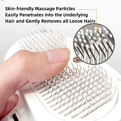 🔥Hot Sale✨Self-Cleaning Spray Pet Brush for Shedding