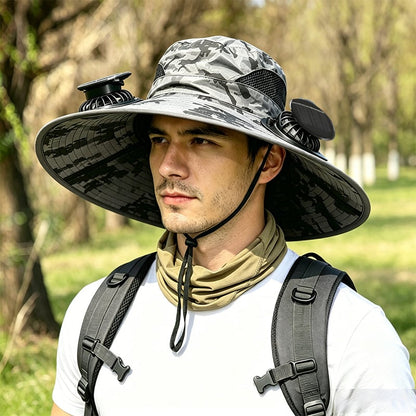 🌞 49% OFF Summer Deal | Ultralight Solar Fan Sun Hat ⚡ Lighter Than a Baseball, Built for Outdoor Cooling