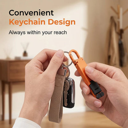 Mini Aluminum Phone Stand Keychain Foldable Desktop Holder