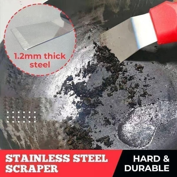 🚀 All-in-One Cleaning Spatula🧽 Remove Grime, Residue & Stubborn Build-Up