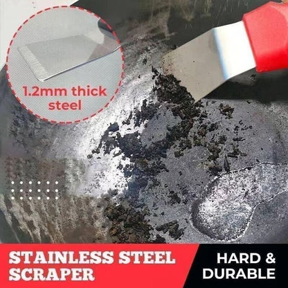 🚀 All-in-One Cleaning Spatula🧽 Remove Grime, Residue & Stubborn Build-Up