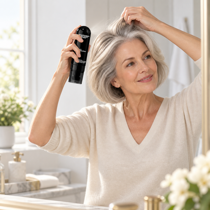 🎉50% Off! 👩 Peach-scented volumizing & setting spray—for lightweight, bouncy hair and long-lasting hold.