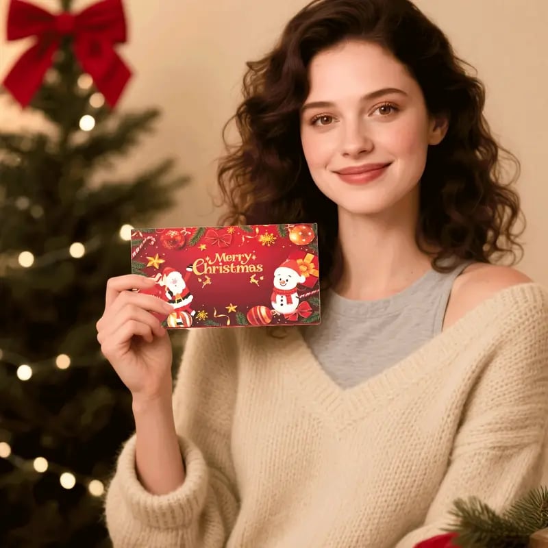 🏆Buy 1 Get 1 Free🎅💸Christmas Cash Gift Envelope– A creative way to give cash this Christmas!