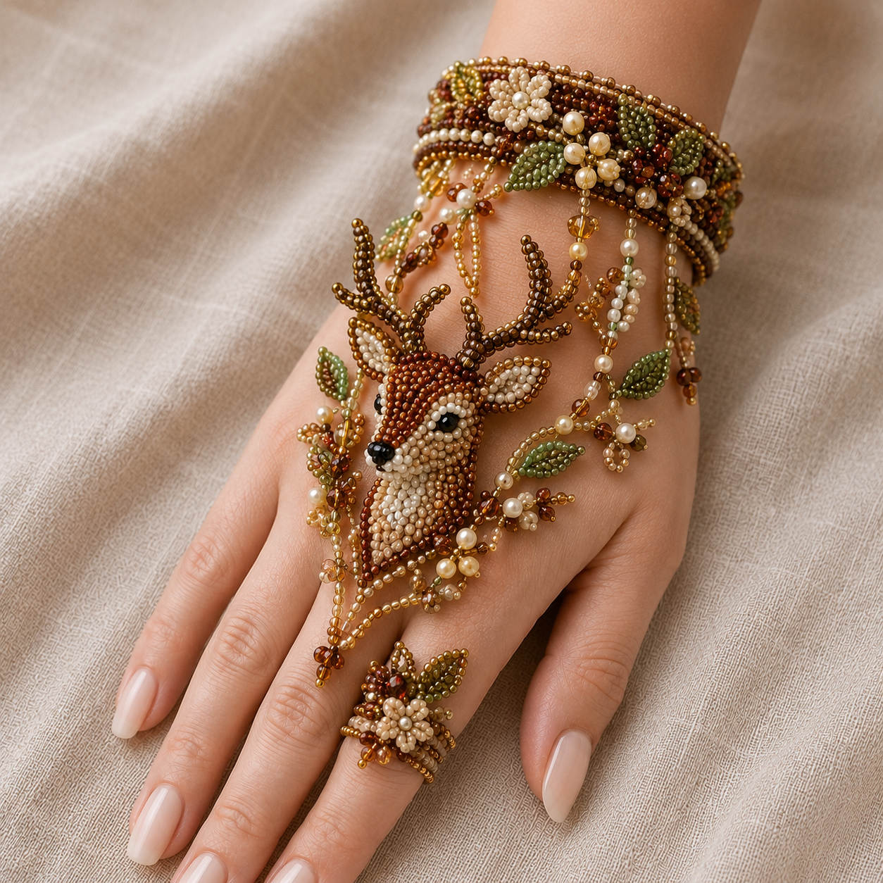 🔥 49% OFF – NEW ARRIVAL✨ DIY Beaded Hand Bracelet Kit – Create Your Own Wearable Art🔥Last 4 hours🔥BUY 3 GET 1 FREE (Add 4 Pcs To Cart)