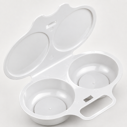 🔥 BUY 2 GET 1 FREE! Microwave Egg Poacher – Perfect Eggs in Minutes 🍳