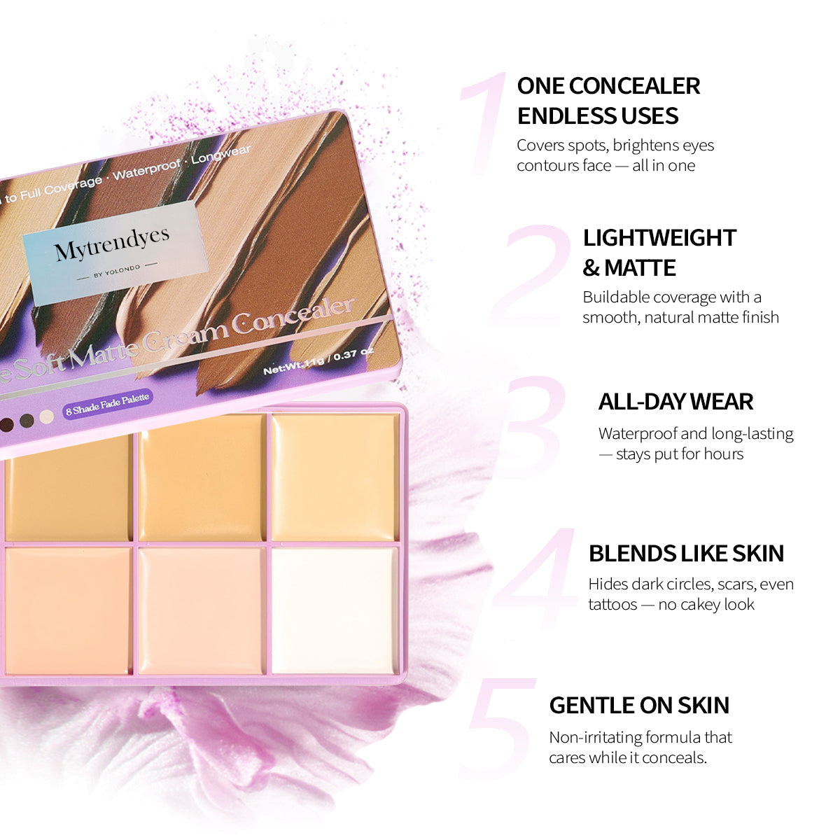 🔥Final 3 Hours: 70% OFF🎁Instant Flawless Coverage Concealer — One Sweep, Done