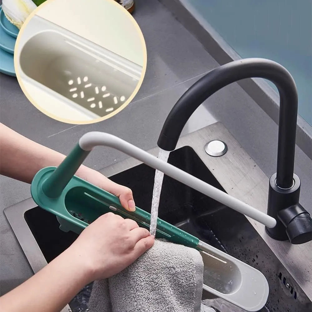 Telescopic Sink Storage Rack✨