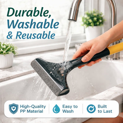 🧼2-in-1 Window & Surface Cleaning Brush – Wet & Dry Dual Use