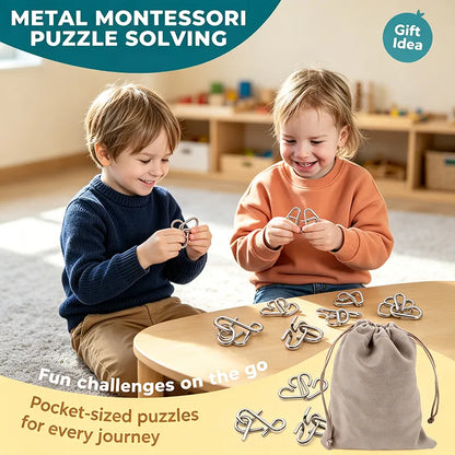🎁 Metal Montessori Puzzle Solving