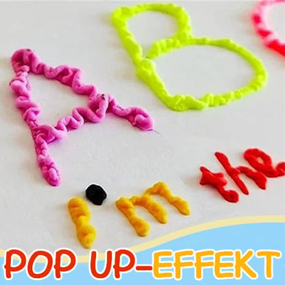 🎁🔮Magic Pen – Draw in 3D with a single stroke!🎄 DIY bubble "popcorn" effect drawing pens – Buy 3 Get 2 🔥