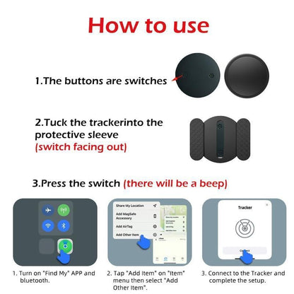 📍 Mini Magnetic GPS Tracker – Portable Anti-Theft & Real-Time Location Device