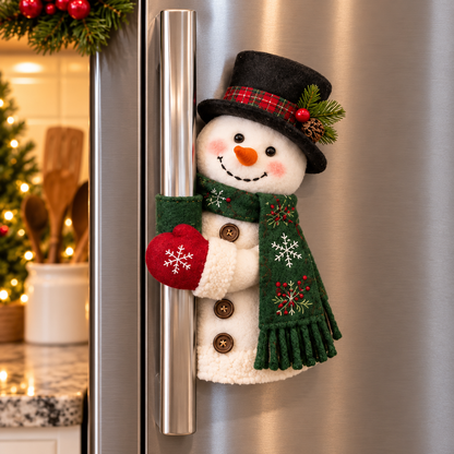 Christmas Santa & Snowman Handle Huggers – Set Of 2