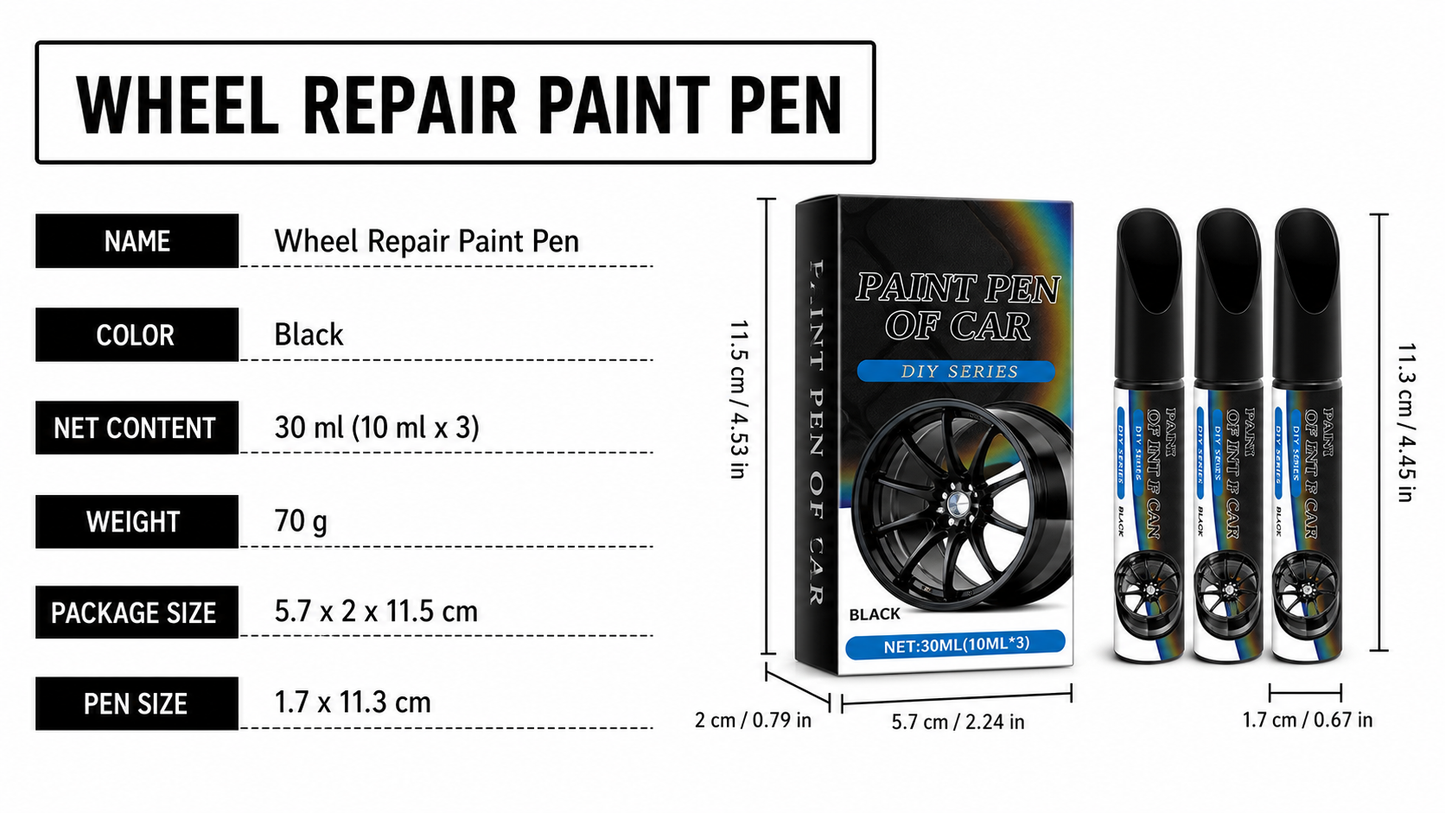 🔥Hot Sale 47% off🌟Wheel Scratch Repair Pen🖊️