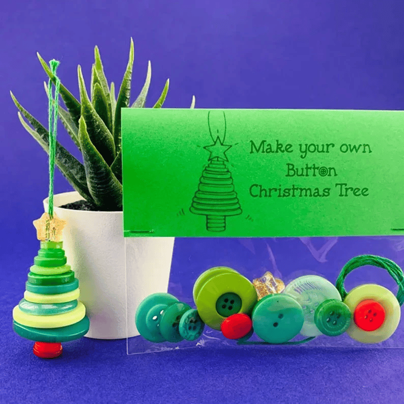 🔥Buy 1 Get 1 Free🎅☃️ DIY Button Ornament Kits