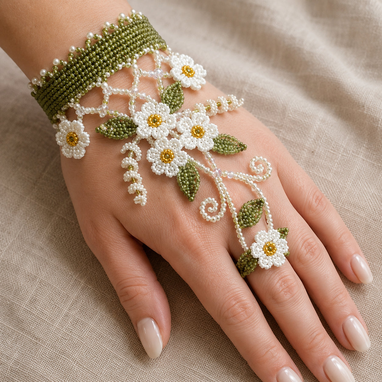 🔥 49% OFF – NEW ARRIVAL✨ DIY Beaded Hand Bracelet Kit – Create Your Own Wearable Art🔥Last 4 hours🔥BUY 3 GET 1 FREE (Add 4 Pcs To Cart)