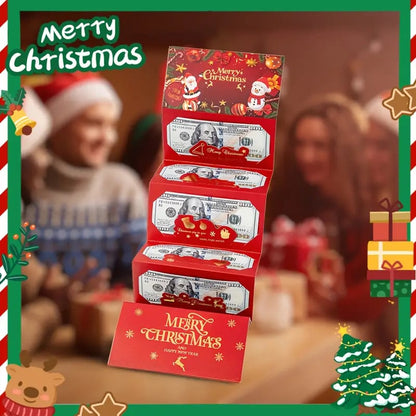 🏆Buy 1 Get 1 Free🎅💸Christmas Cash Gift Envelope– A creative way to give cash this Christmas!