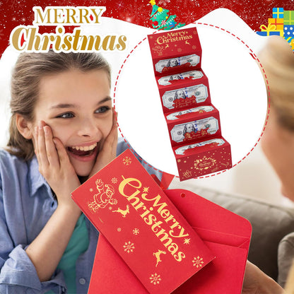 🏆Buy 1 Get 1 Free🎅💸Christmas Cash Gift Envelope– A creative way to give cash this Christmas!