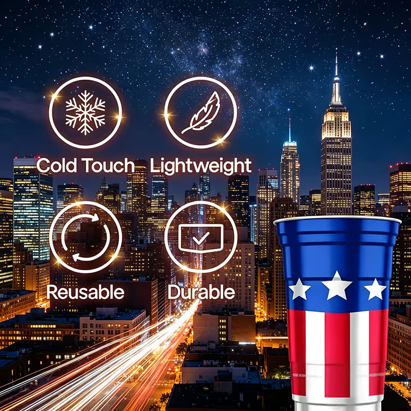 Hot Sale 49% OFF✨🔥 🇺🇸 250th Anniversary Patriotic Aluminum Party Cups
