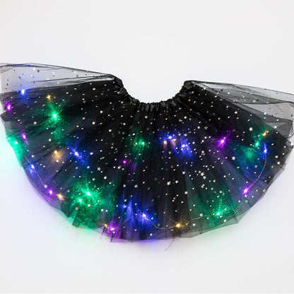 🎉🌟 Princess Glow LED Skirt | Soft, Safe & Stretchy for All-Day Play– Last Chance at This Price!
