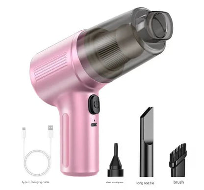💯 🔥Wireless  Handheld Car Vacuum Cleaner Portable Cordless , Vacuum Cleaner with Multi-Nozzles