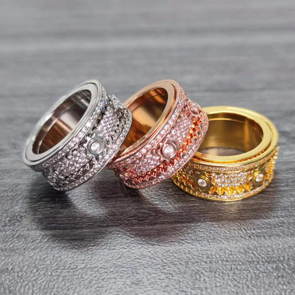 💍 Personalized Rotatable Gear Ring ✨