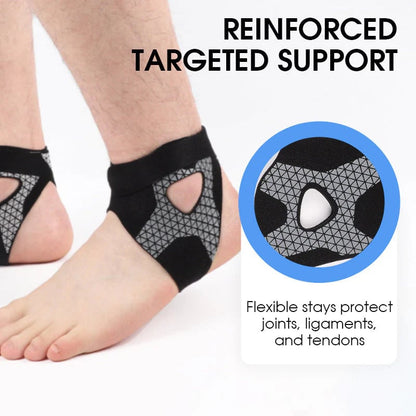 ⏳ 50% OFF Today ⏰ Adjustable Elastic Ankle Brace 🦶 Comfortable Support for Sports, Walking & Daily Use
