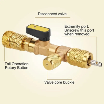 🔥 50% OFF Today | 🚗 Professional AC Valve Core Tool Kit | Essential for Automotive A/C Maintenance