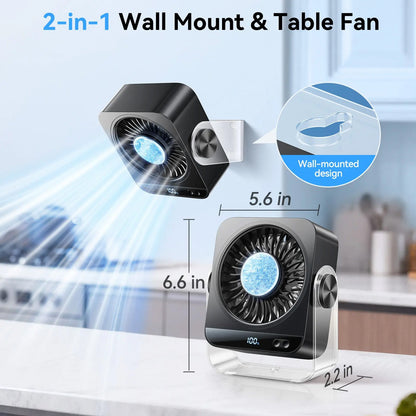 🔥 Hot Sale 50% OFF | 🌬️ Turbo Desk Cooling Fan | Ultra-Quiet Airflow with Digital Display