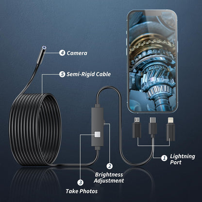 🔥🔦Endoscope Camera with Light